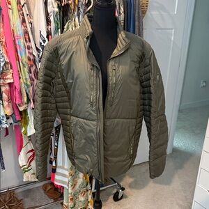 Kuhl Men's Olive Green Quilted Jacket